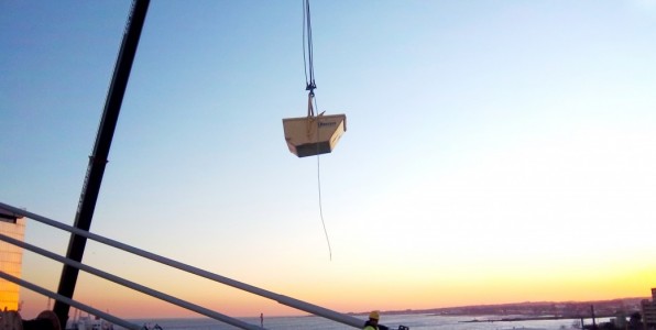 self dumping crane buckets by boscaro